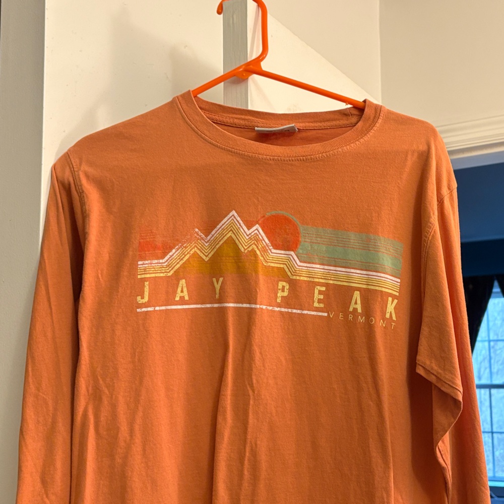 Orange Jay Peak Graphic T-Shirt
